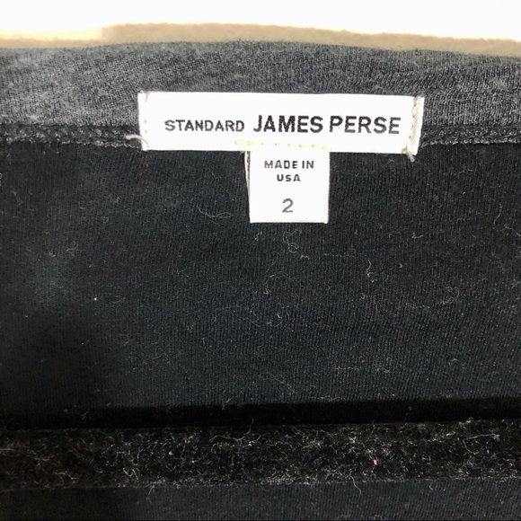 3/$15 Standard James Perse Gray T-Shirt Size 2 - Picture 3 of 5